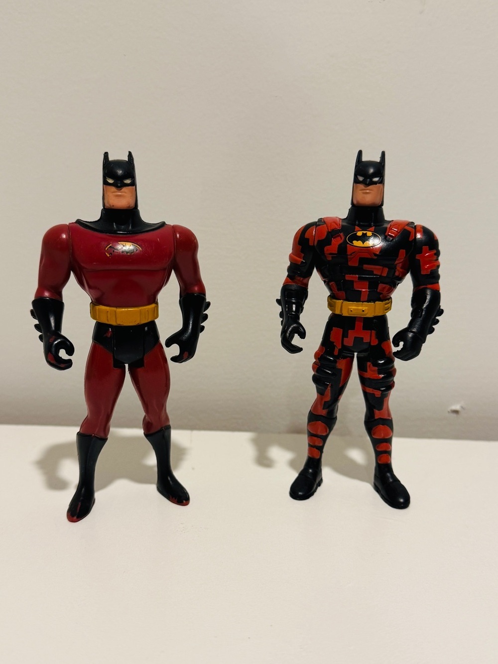 Vintage 1993 Kenner Batman Action Figures Lot - Infrared & Urban Camo Variants